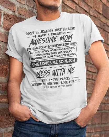 Awesome Mom - Perfect Gift For Your Son From Mom - ebil00 (SKU TRI 03.03.03)