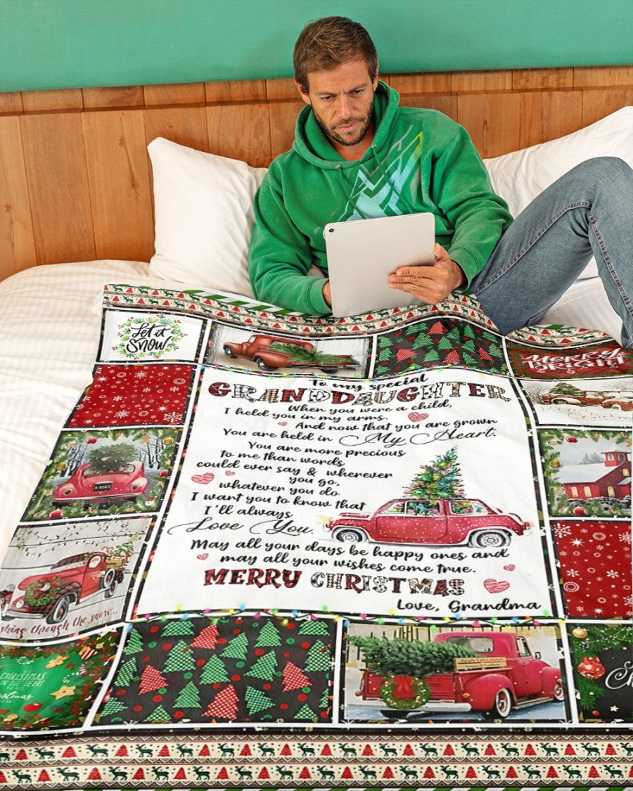 BLANKET FOR GRANDDAUGHTER FROM GRANDMA – XMAS GIFT (SKUB-CHRISTMAS5)