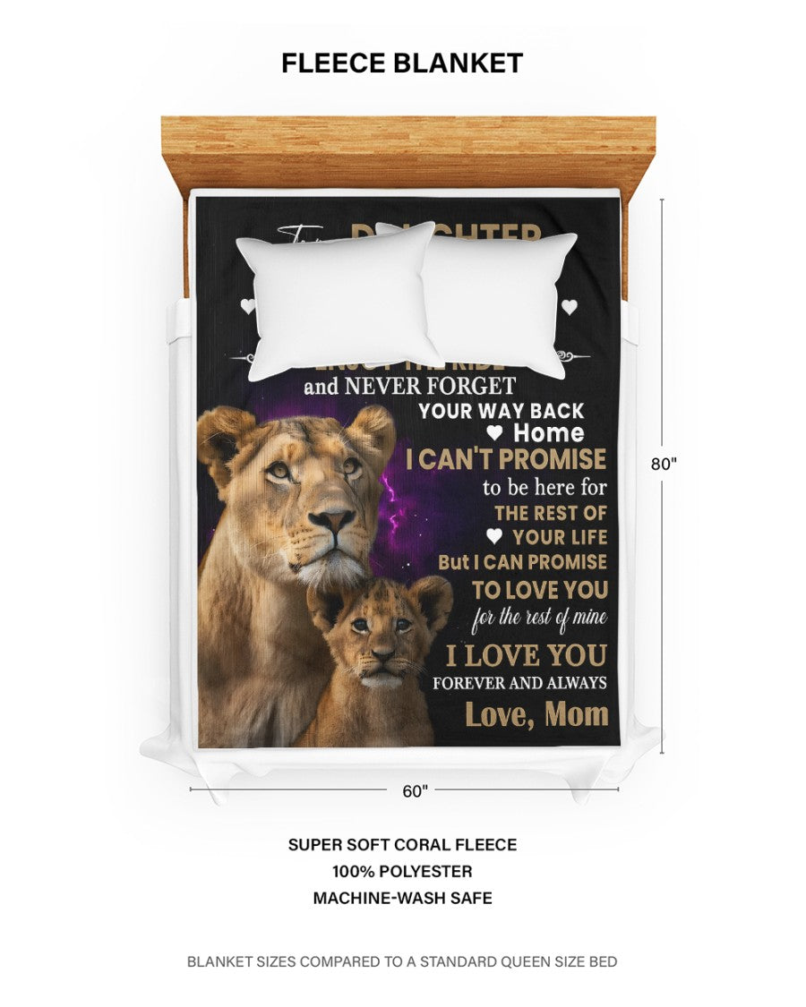 Special Gift For Your Daughter Blanket - From Mom (SKUB12-237)