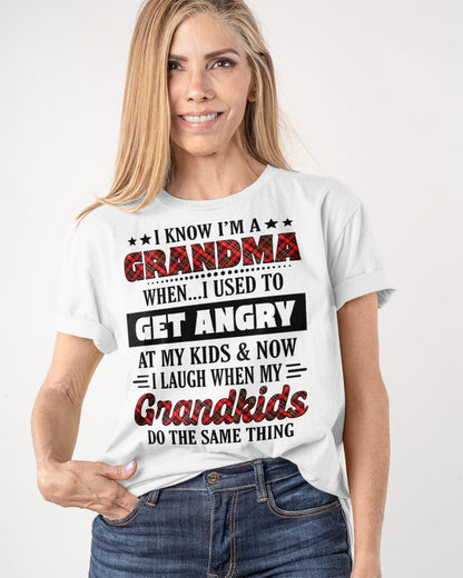 KNOW I'M A GRANDMA WHEN... I USED TO GET ANGRY AT MY KIDS & NOW I LAUGH WHEN MY GRANDKIDS DO THE SAME THING - from grandma EBIL00 (SKU07-111)