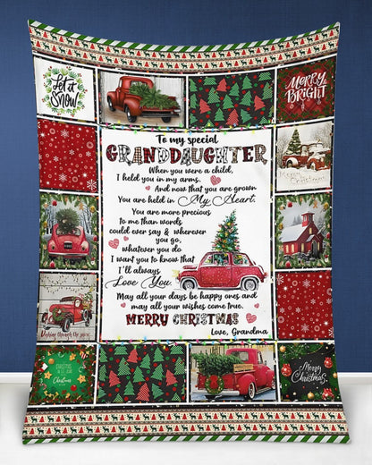 BLANKET FOR GRANDDAUGHTER FROM GRANDMA – XMAS GIFT (SKUB-CHRISTMAS5)