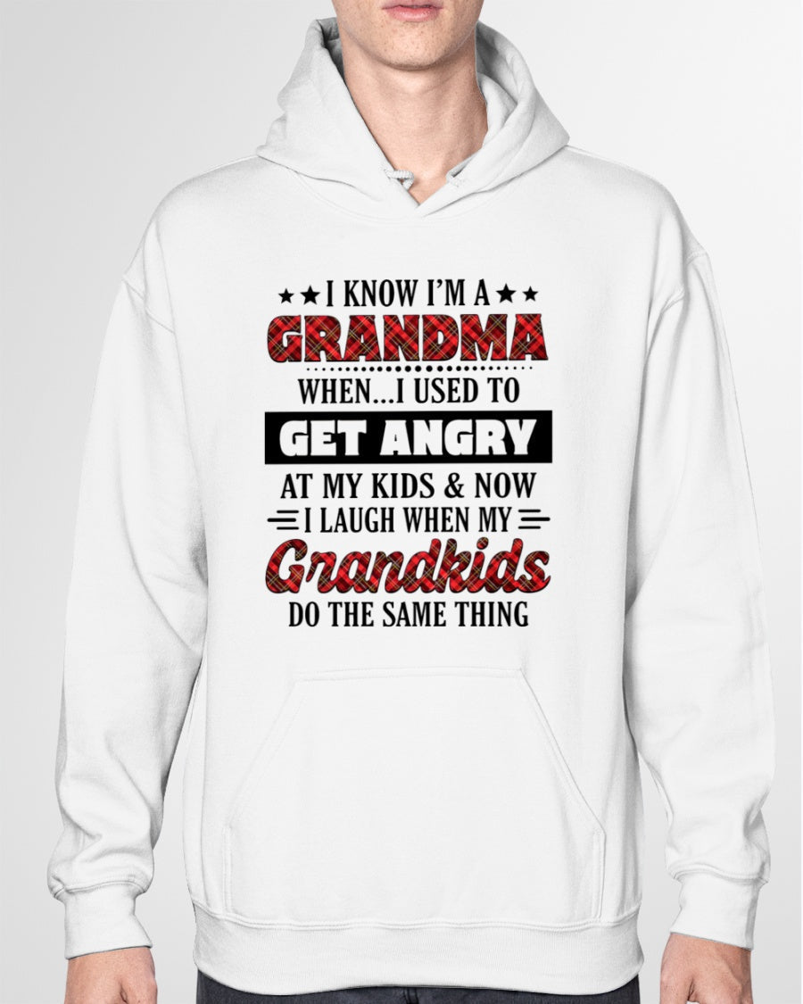 KNOW I'M A GRANDMA WHEN... I USED TO GET ANGRY AT MY KIDS & NOW I LAUGH WHEN MY GRANDKIDS DO THE SAME THING - from grandma EBIL00 (SKU07-111)