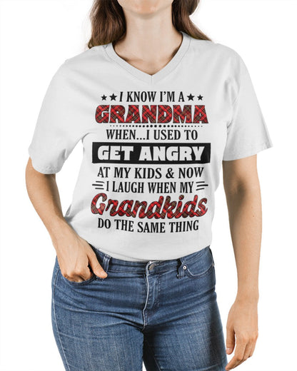 KNOW I'M A GRANDMA WHEN... I USED TO GET ANGRY AT MY KIDS & NOW I LAUGH WHEN MY GRANDKIDS DO THE SAME THING - from grandma EBIL00 (SKU07-111)