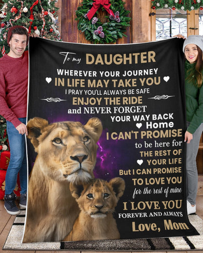 Special Gift For Your Daughter Blanket - From Mom (SKUB12-237)