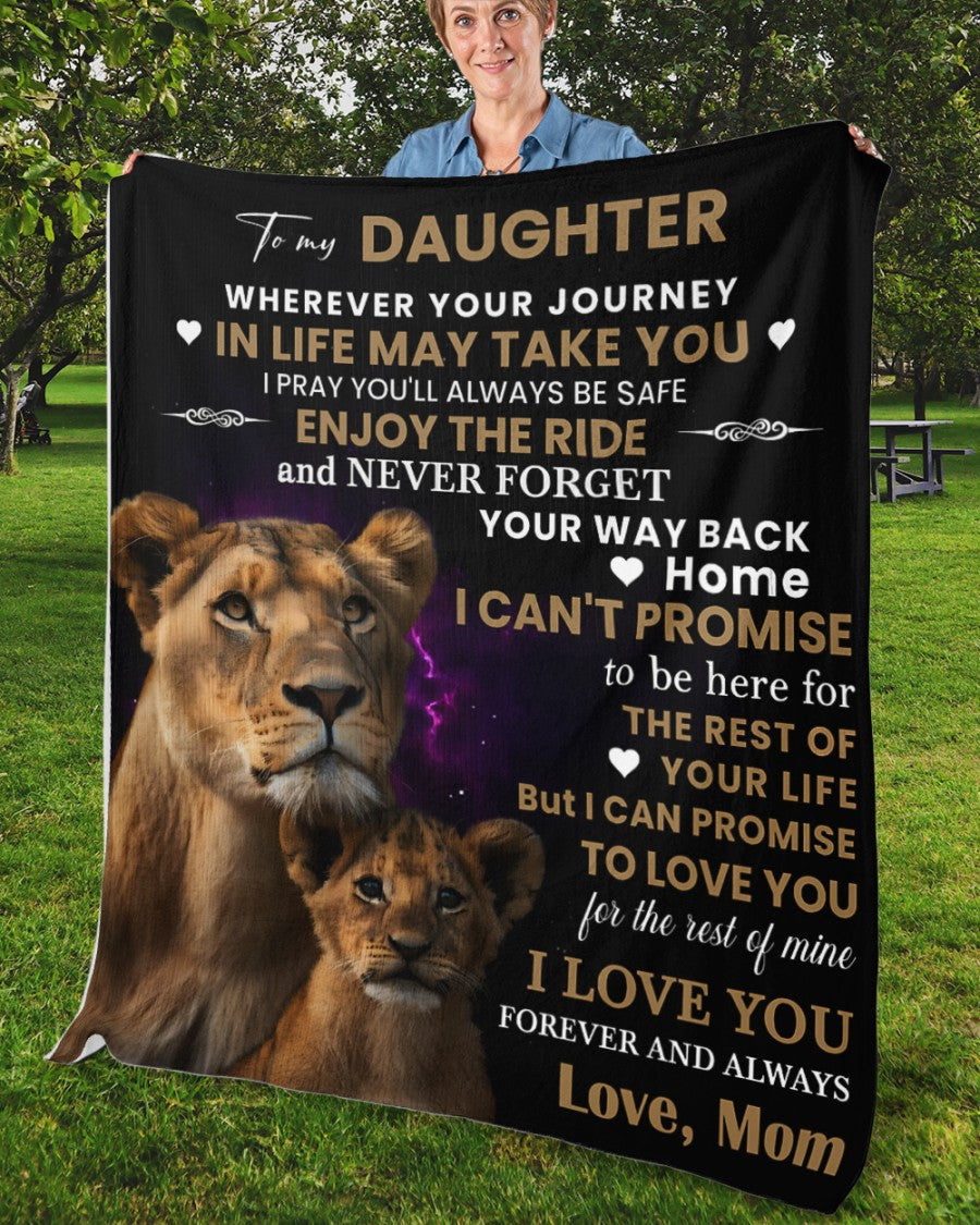 Special Gift For Your Daughter Blanket - From Mom (SKUB12-237)
