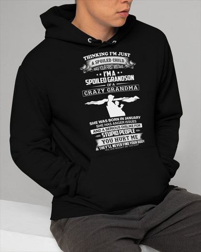 Spoiled by Grandma Shirt January Edition – From Grandma to Grandson EBIL01 (SKU-GMS2-01)