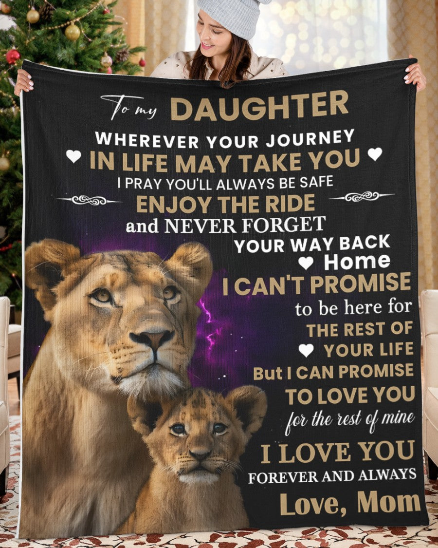 Special Gift For Your Daughter Blanket - From Mom (SKUB12-237)