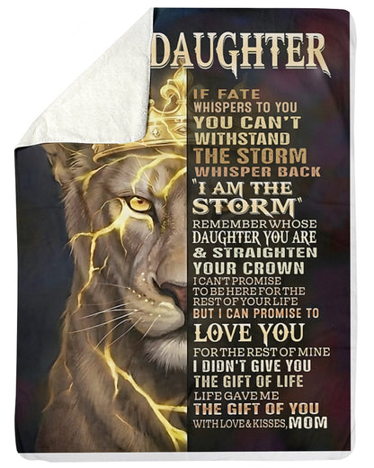 Special Gift For Your Daughter Blanket - From Mom (SKUB12-304)