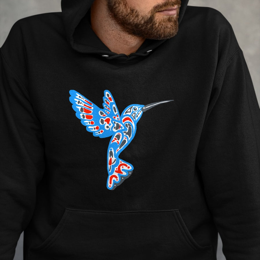 Native American T-Shirts, Vintage Native American Unisex T-Shirt/Hoodie/Sweatshirt HLT00 - Hummingbird Native American Indian Tribal Graphic T-Shirt