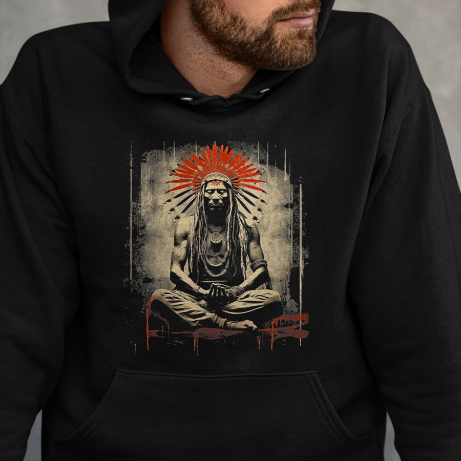 Native American T-Shirts, Vintage Native American Unisex T-Shirt/Hoodie/Sweatshirt HLT00 - Native American Indian  Vintage Cherokee Indigenous Art 19 T-Shirt