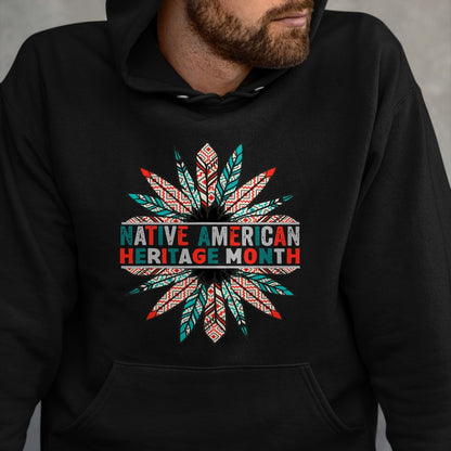 Native American T-Shirts, Vintage Native American Unisex T-Shirt/Hoodie/Sweatshirt HLT00 - Native American Heritage Month T-Shirt (1)