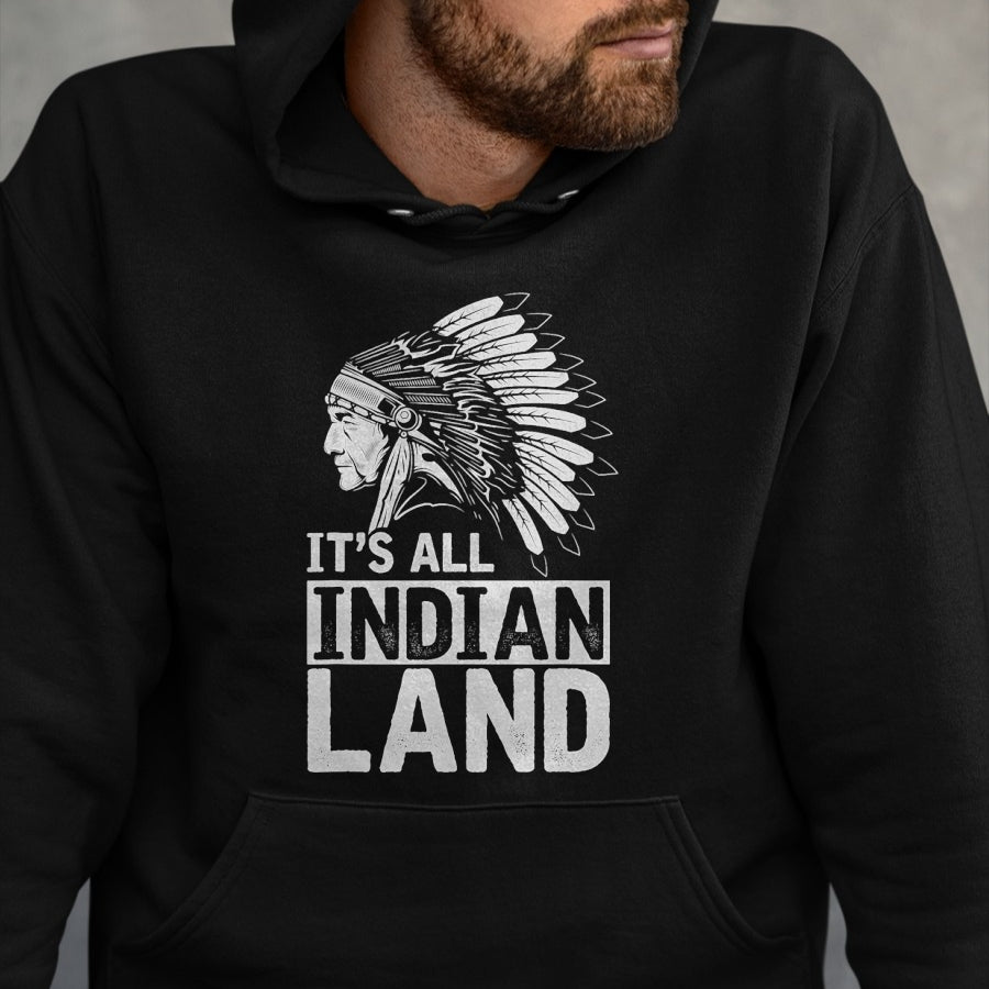Native American T-Shirts, Vintage Native American Unisex T-Shirt/Hoodie/Sweatshirt HLT00 - Headdress Indian Land American Heritage Native American T-Shirt (1)