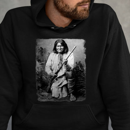 Native American T-Shirts, Vintage Native American Unisex T-Shirt/Hoodie/Sweatshirt HLT00 - Geronimo t shirt Warrior Native American T-Shirt (1)