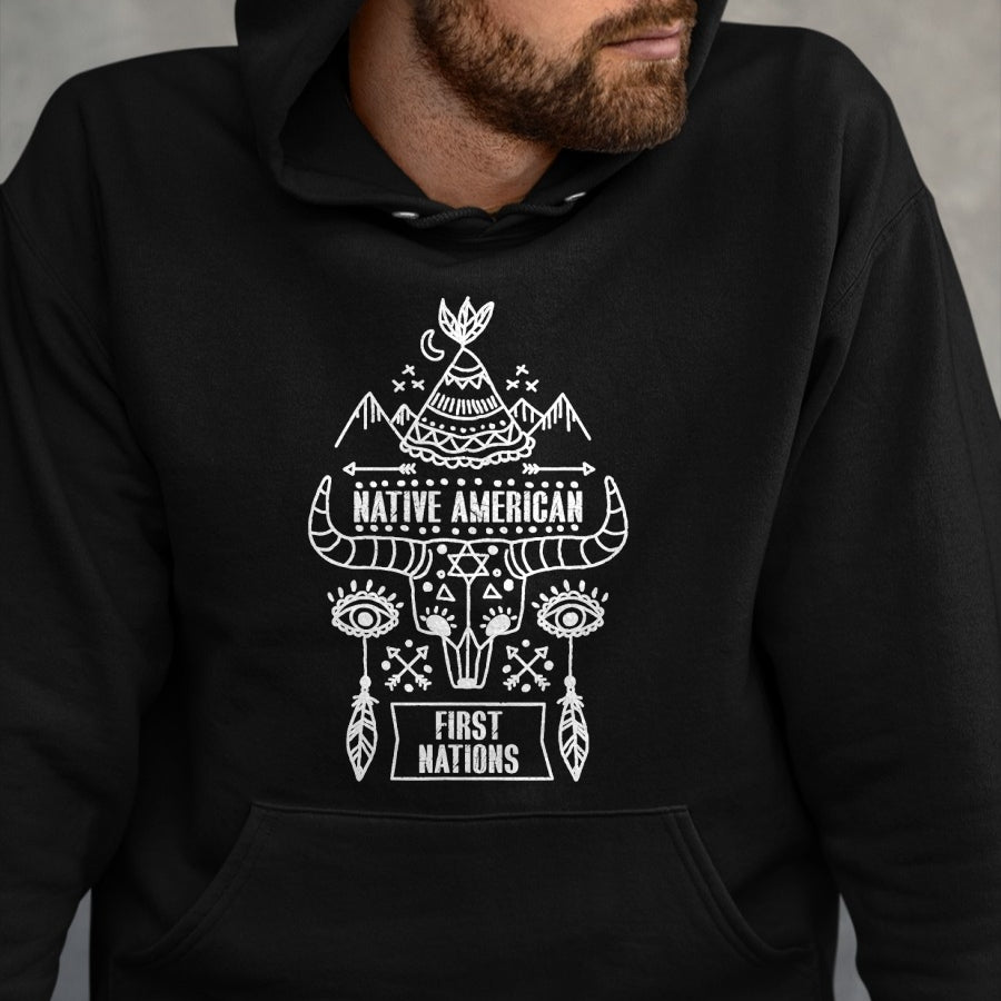 Native American T-Shirts, Vintage Native American Unisex T-Shirt/Hoodie/Sweatshirt HLT00 - Native American Heritage Month American Indian Indigenous T-Shirt (1)