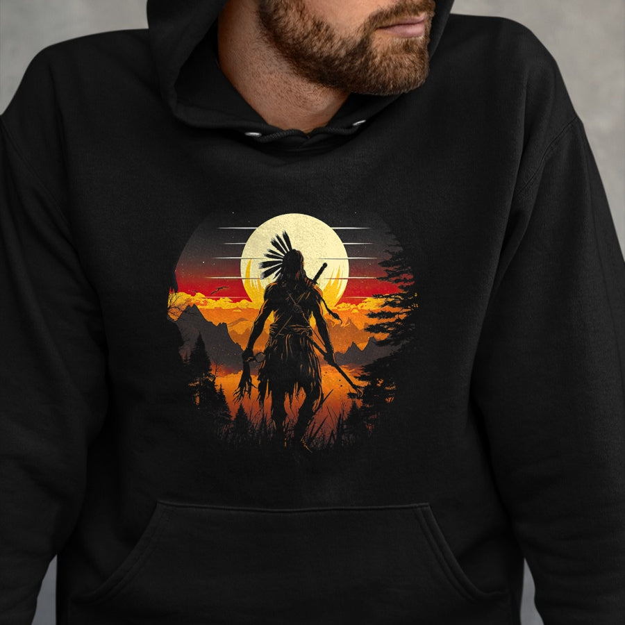 Native American T-Shirts, Vintage Native American Unisex T-Shirt/Hoodie/Sweatshirt HLT00 - Native American Chief Tribes Culture Sacred Sioux T-Shirt
