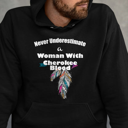 Native American T-Shirts, Vintage Native American Unisex T-Shirt/Hoodie/Sweatshirt HLT00 - American Flag - Cherokee Native American T-Shirt (1)