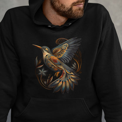 Native American T-Shirts, Vintage Native American Unisex T-Shirt/Hoodie/Sweatshirt HLT00 - Hummingbird Native American Indian T-Shirt (1)