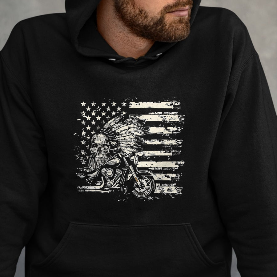 Native American T-Shirts, Vintage Native American Unisex T-Shirt/Hoodie/Sweatshirt HLT00 - Native American bikes Motorcycle Indian Bikers old classic T-Shirt