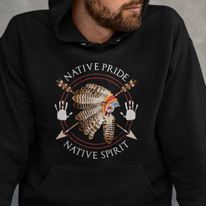Native American T-Shirts, Vintage Native American Unisex T-Shirt/Hoodie/Sweatshirt HLT00 - Native Pride Native Spirit Cherokee American Indian T-Shirt