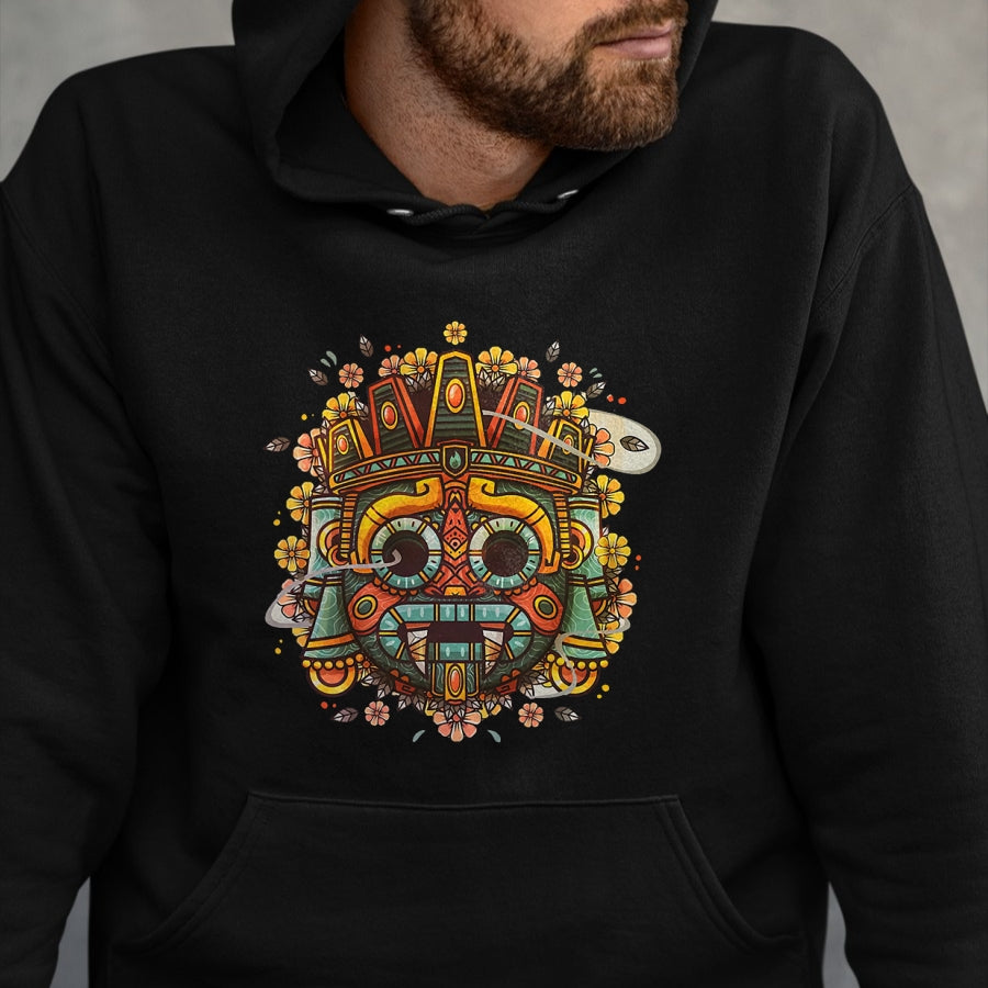 Native American T-Shirts, Vintage Native American Unisex T-Shirt/Hoodie/Sweatshirt HLT00 - Ponca Tribe Native American Indian Respect Skull Design T-Shirt