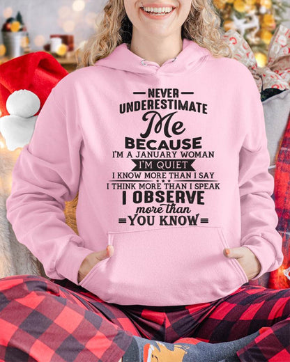 Never Underestimate Me - T Shirt For Woman - DOAN01 (SKU10-23-01)