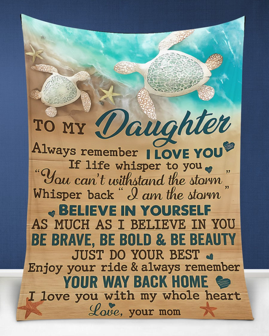 Special Gift For Your Daughter Blanket - From Mom