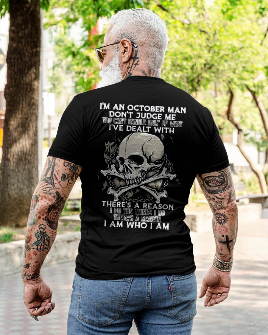 OCTOBER – DON’T JUDGE ME – T-SHIRT FOR MAN – DOAN10 (SKU26T-01-04-10)
