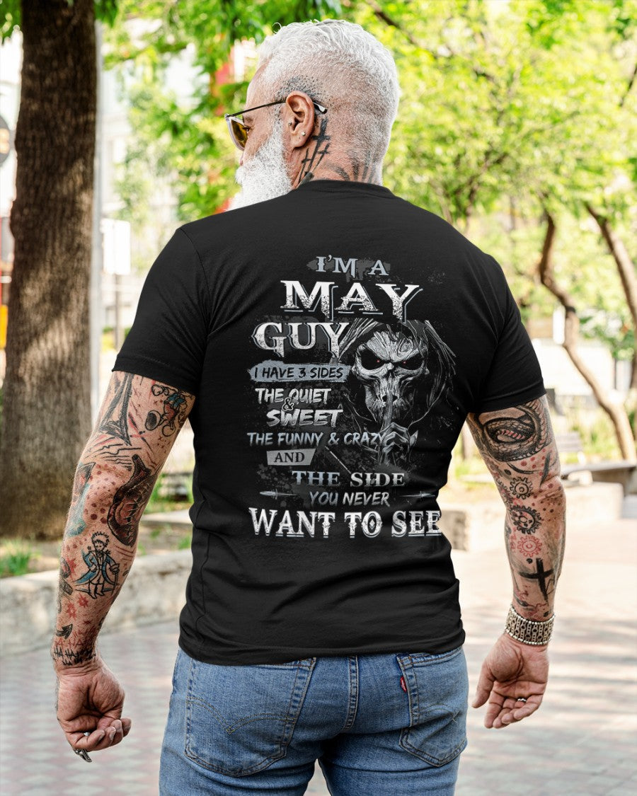 MAY - I HAVE 3 SIDES - T-SHIRT FOR MAN - DONN05 (SKU07-60-05)