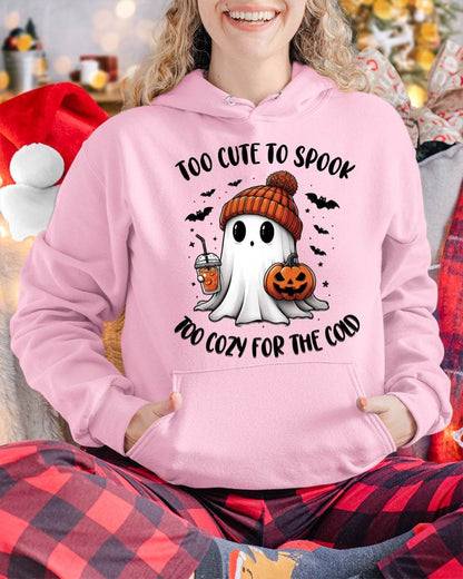 Too Cute To Spook Too Cozy For The Cold - T Shirt For Woman - DONN (SKU09-50)