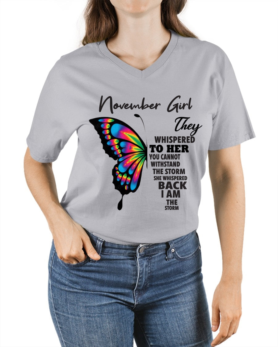 NOVEMBER GIRL, THEY WHISPERED TO HER YOU CANNOT WITHSTAND THE STORM SHE WHISPERED BACK I AM THE STORM – DONN11 fma ( SKU26T-01297-11)