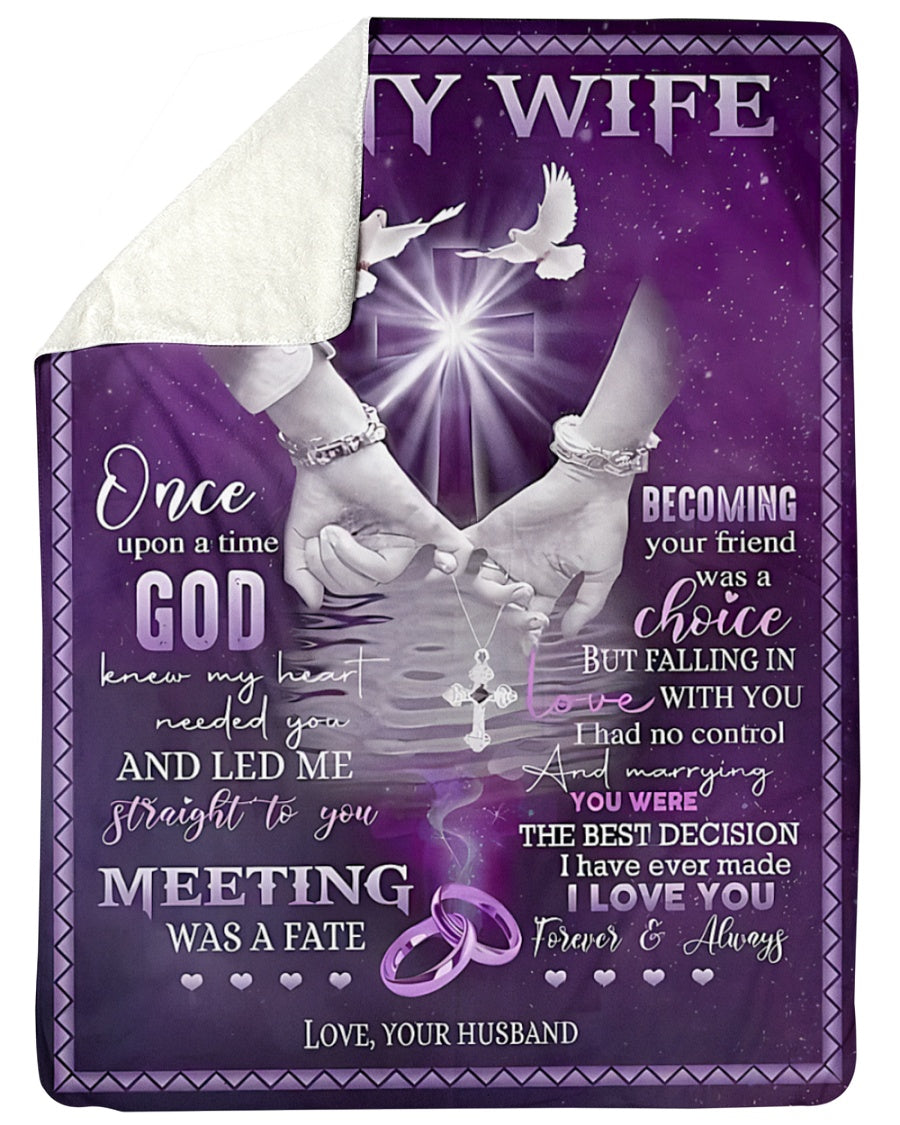 Special Gift For Your Wife Blanket - From Husband (SKU-CHAU-B16) FULL