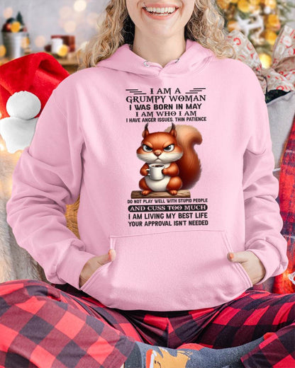 May - I Am A Grumpy Woman - T Shirt For Woman - DONN05 (SKU09-07-05)