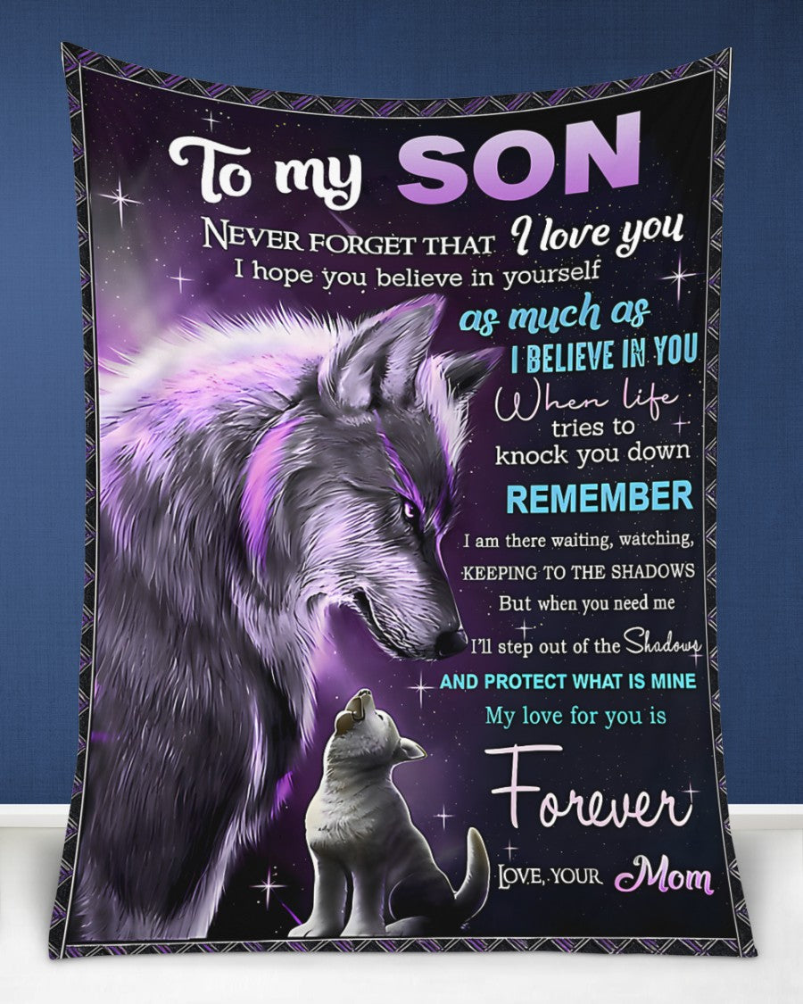 Special Gift For Your Son Blanket - From Mom (SKUB11-57) FULL