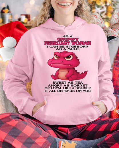 As A Grumpy January Woman - T Shirt For Woman - DONN02 (SKU09-31-02)