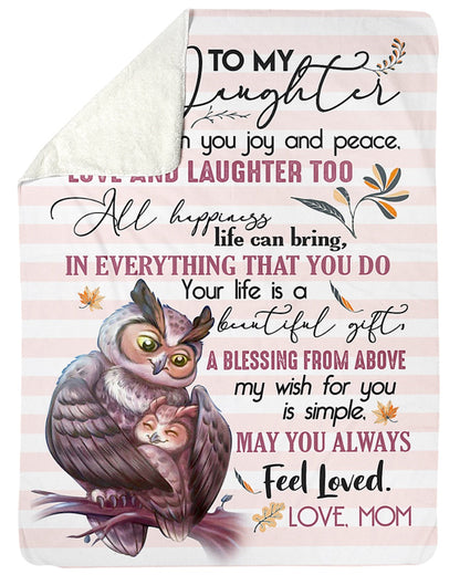 Special blanket for Daughter - From Mom blanket