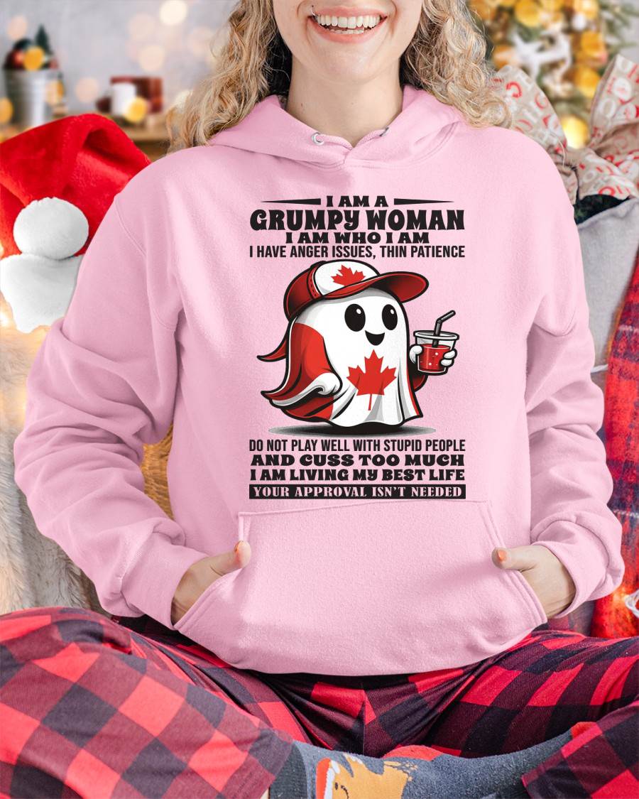 I Am A Grumpy Woman I Am Who I Am - T Shirt For Woman - DONN (SKU09-84)