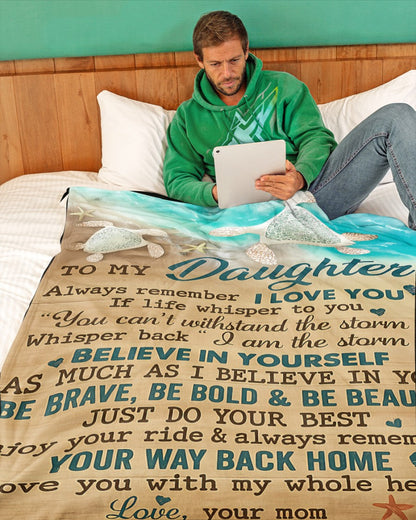 Special Gift For Your Daughter Blanket - From Mom