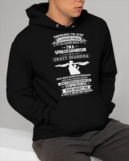 Spoiled by Grandma Shirt February Edition – From Grandma to Grandson EBIL02 (SKU-GMS2-02)