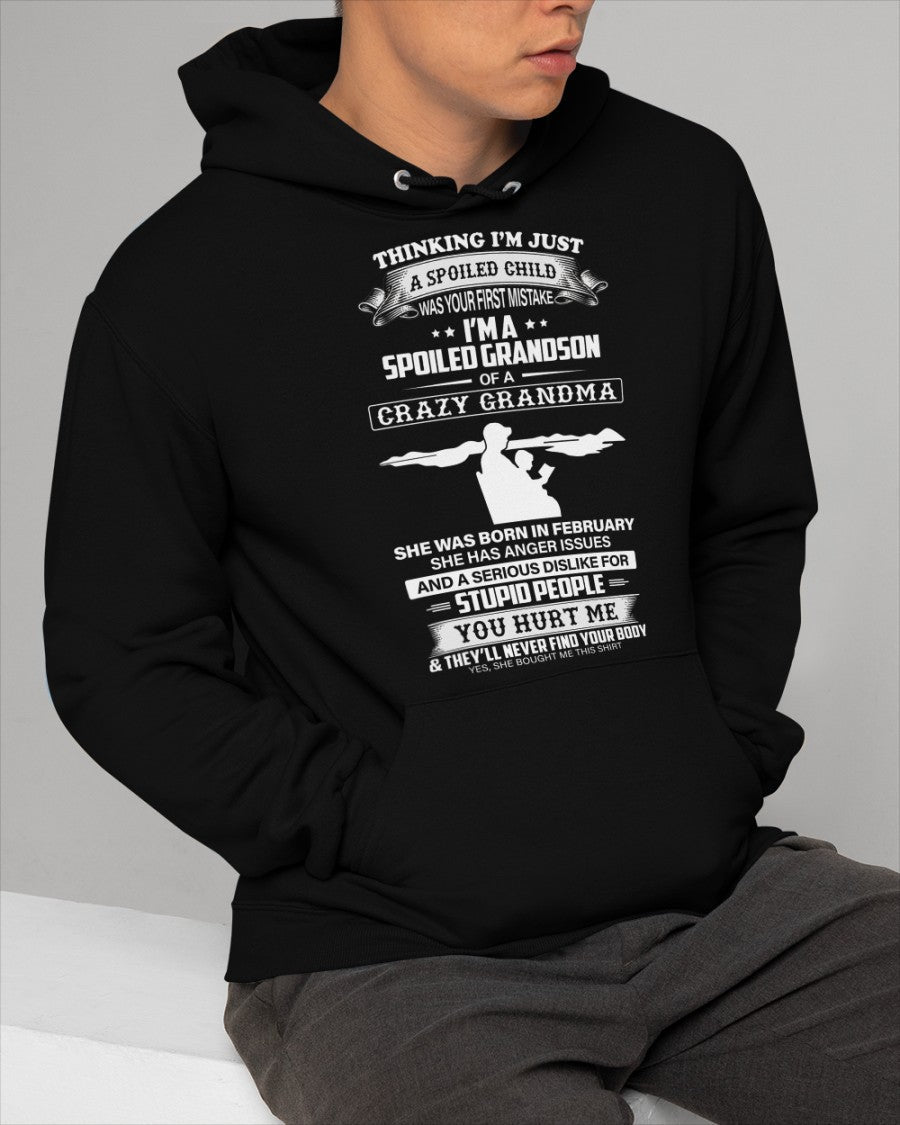 Spoiled by Grandma Shirt February Edition – From Grandma to Grandson EBIL02 (SKU-GMS2-02)