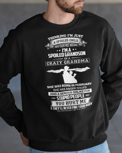 Spoiled by Grandma Shirt February Edition – From Grandma to Grandson EBIL02 (SKU-GMS2-02)