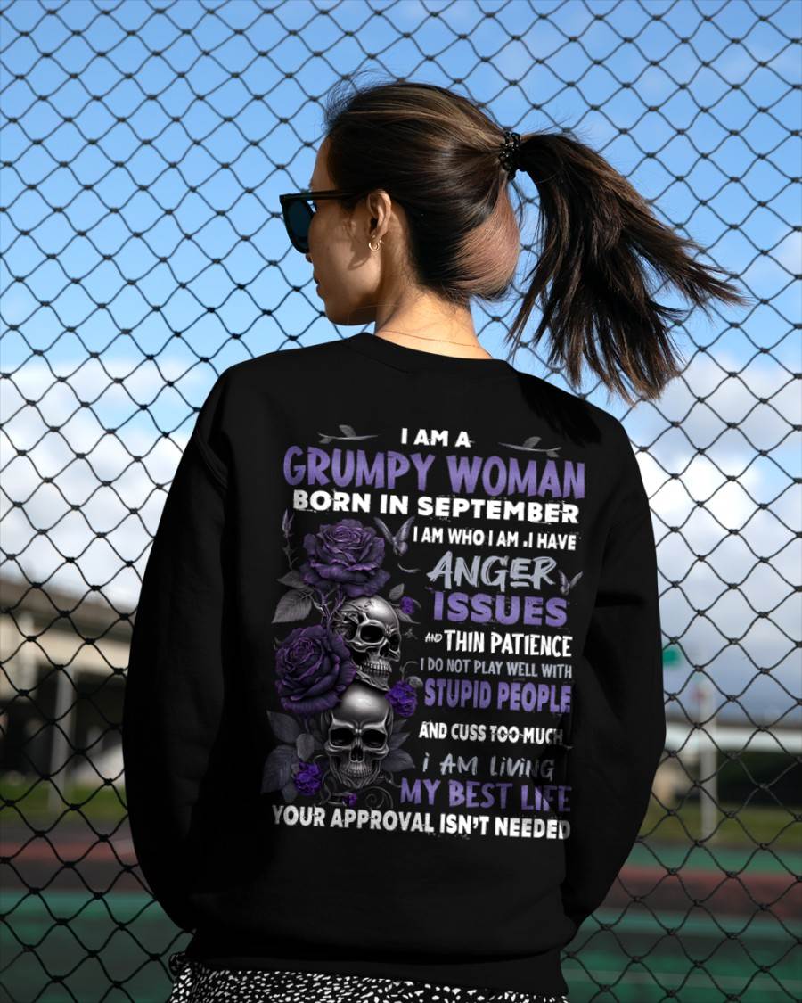 I Am A Grumpy Woman – T-Shirt For Woman – DOAN09 (SKU10-08-09)