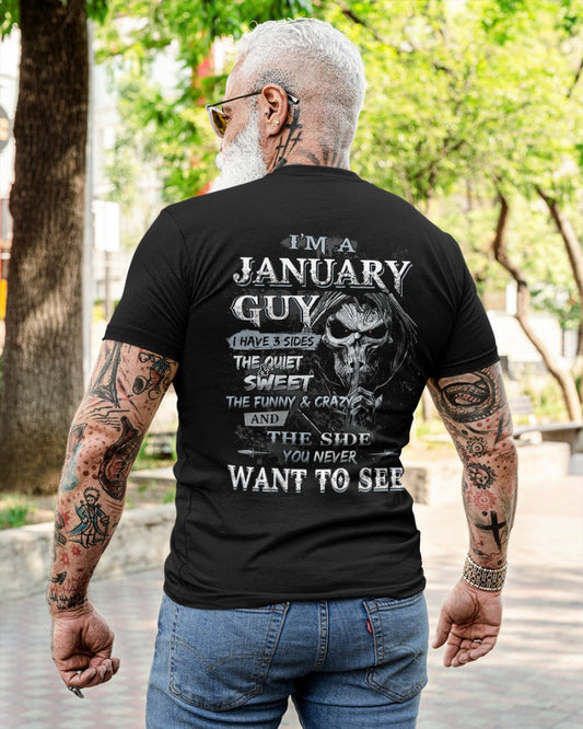 JANUARY - I HAVE 3 SIDES - T-SHIRT FOR MAN - DONN01 (SKU07-60-01)