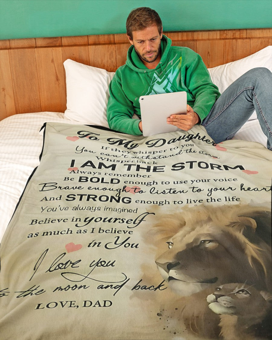 Special Gift For Your Daughter Blanket - From Dad (SKUB09-DONNB01)