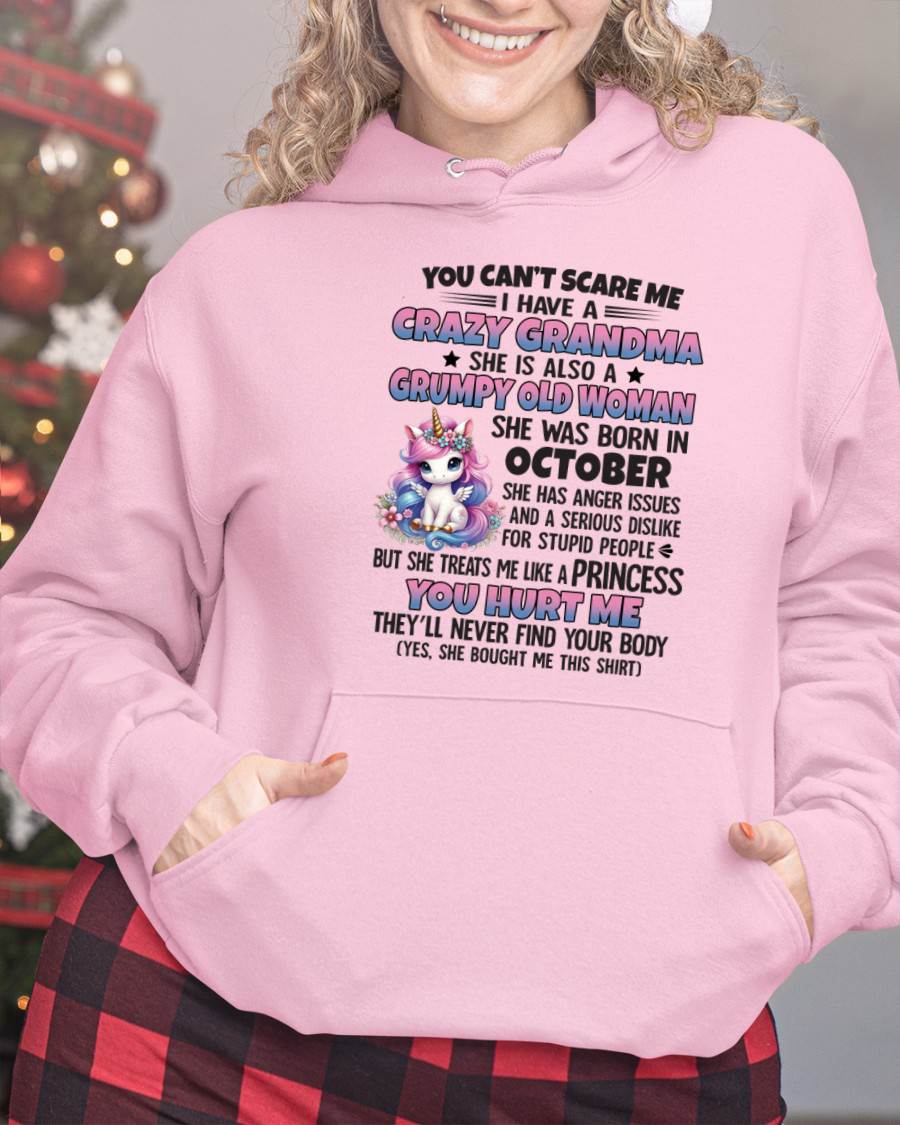 OCTOBER - YOU CAN'T SCARE ME - GIFT FROM GRANDMA - EBIL10 (SKU09-106-10)
