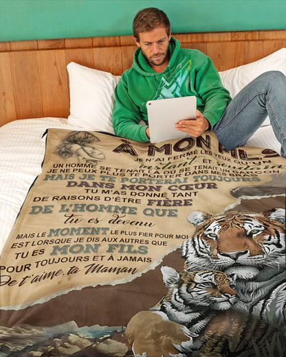 Cadeau Spécial Pour Ton Fils Couverture - De Maman (SKU-CHAU-B06)