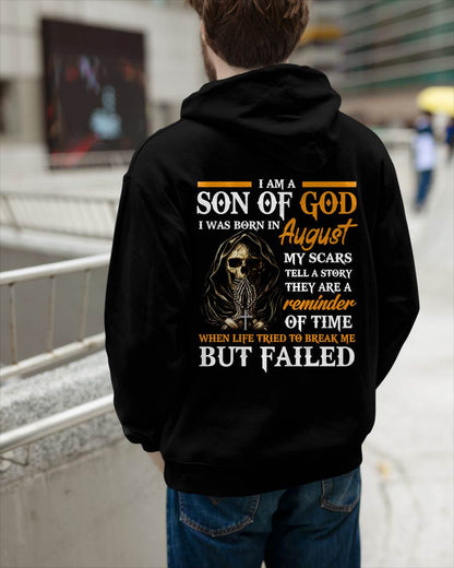 AUGUST - I AM A SON OF GOD - T SHIRT FOR MAN - DONN08 (SKU2607-143-08)
