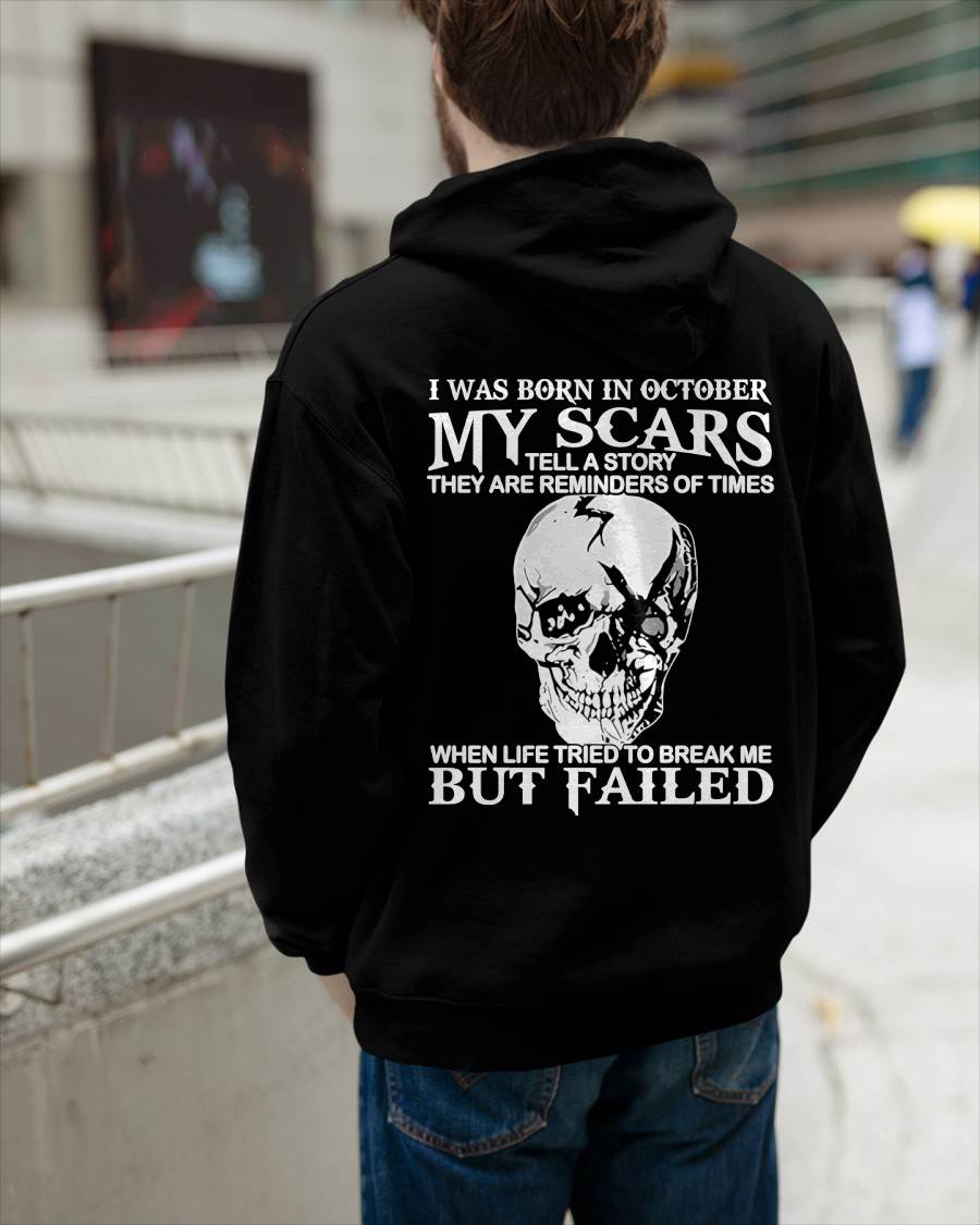 My Scars Tell A Story – T-Shirt For Man – DOAN10 (SKU10-27-10)