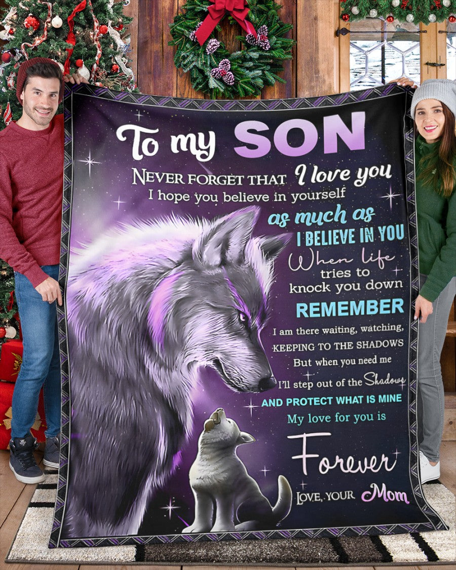 Special Gift For Your Son Blanket - From Mom (SKUB11-57) FULL