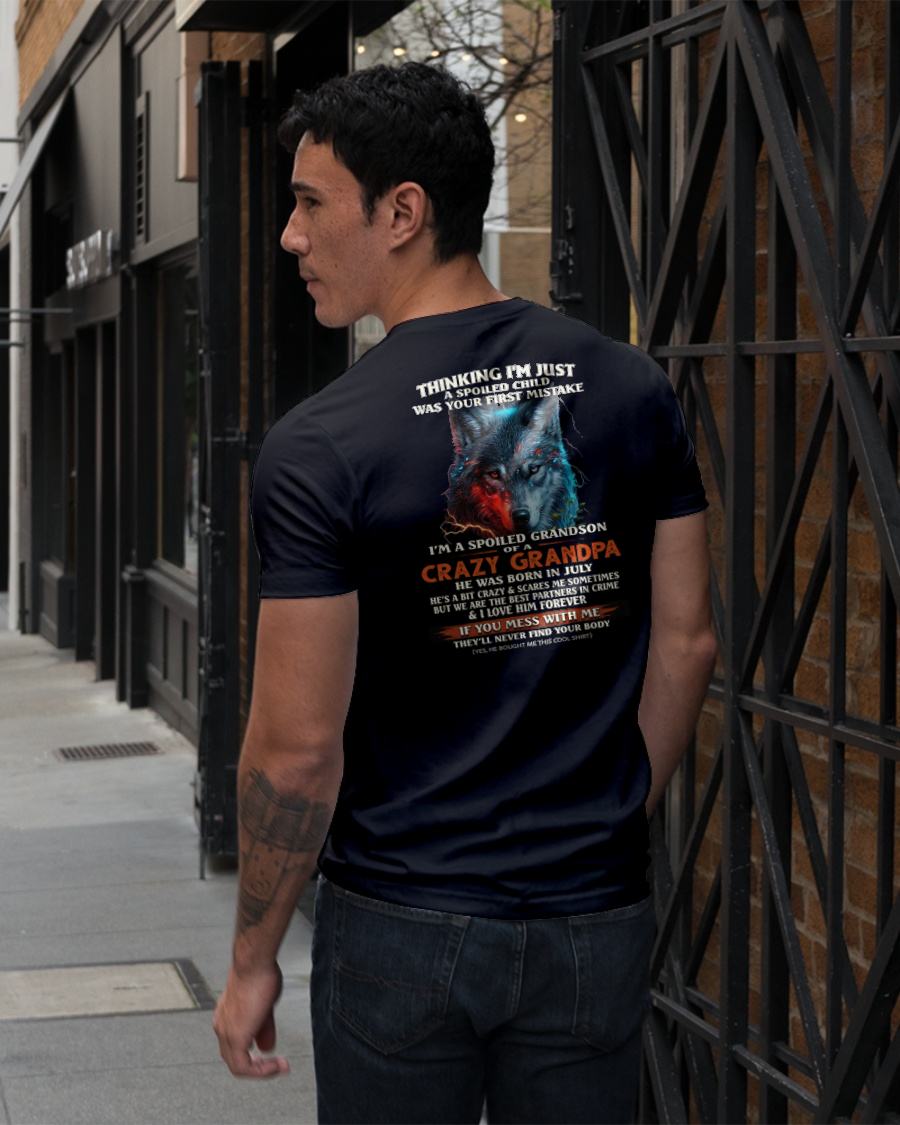 JULY - SPOILED GRANDSON - GIFT FROM GRANDPA - EBIL07 (SKU26T-01-43-07)