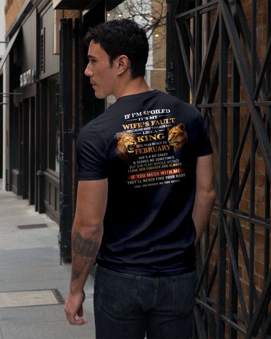 FEBRUARY - SPOILED HUSBAND - GIFT FROM WIFE - EBIL02 (SKU26T-01-60-02)